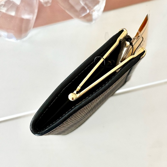 Fendi Pequin Kisslock Card/ Coin Purse Wallet - Picture 6 of 9